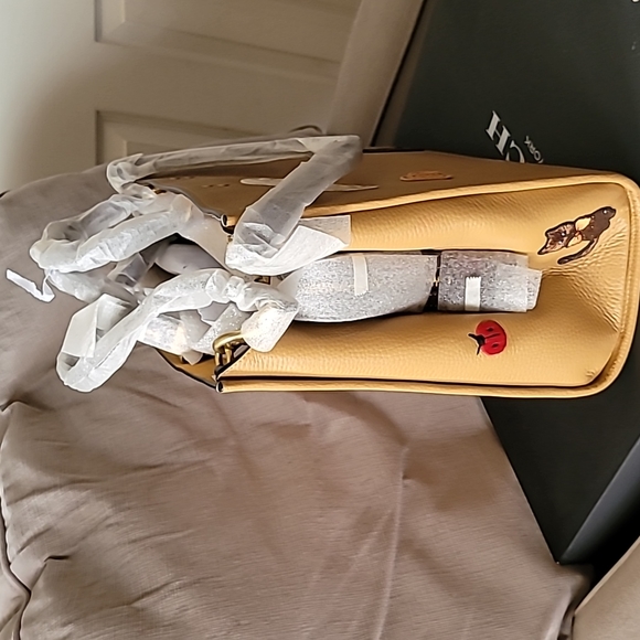 Coach Rogue 39 with animal creature patches  Style C6168 NWT - Picture 4 of 7